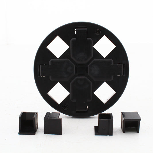 Hubbell Poke-Through Replacement Sub Cover 4x4 4 Receptacle 4 Keystone PT4XCBL2C