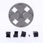Hubbell Poke-Through Replacement Sub Cover 4x4 4 Receptacle 4 Keystone PT4XCGY2C