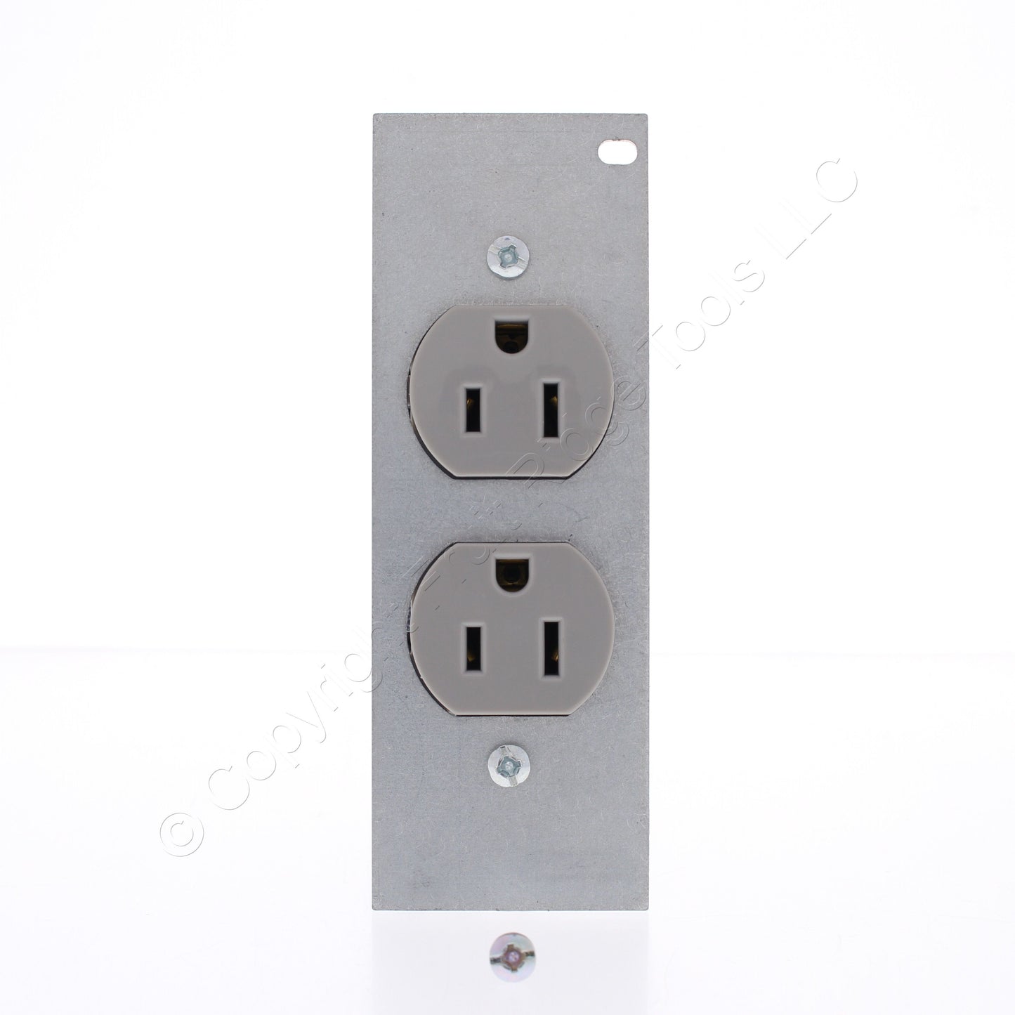 Hubbell PWFB10MPCR15GRY Gray 15A SystemOne Duplex Receptacle 5-15R 2P3W 125V