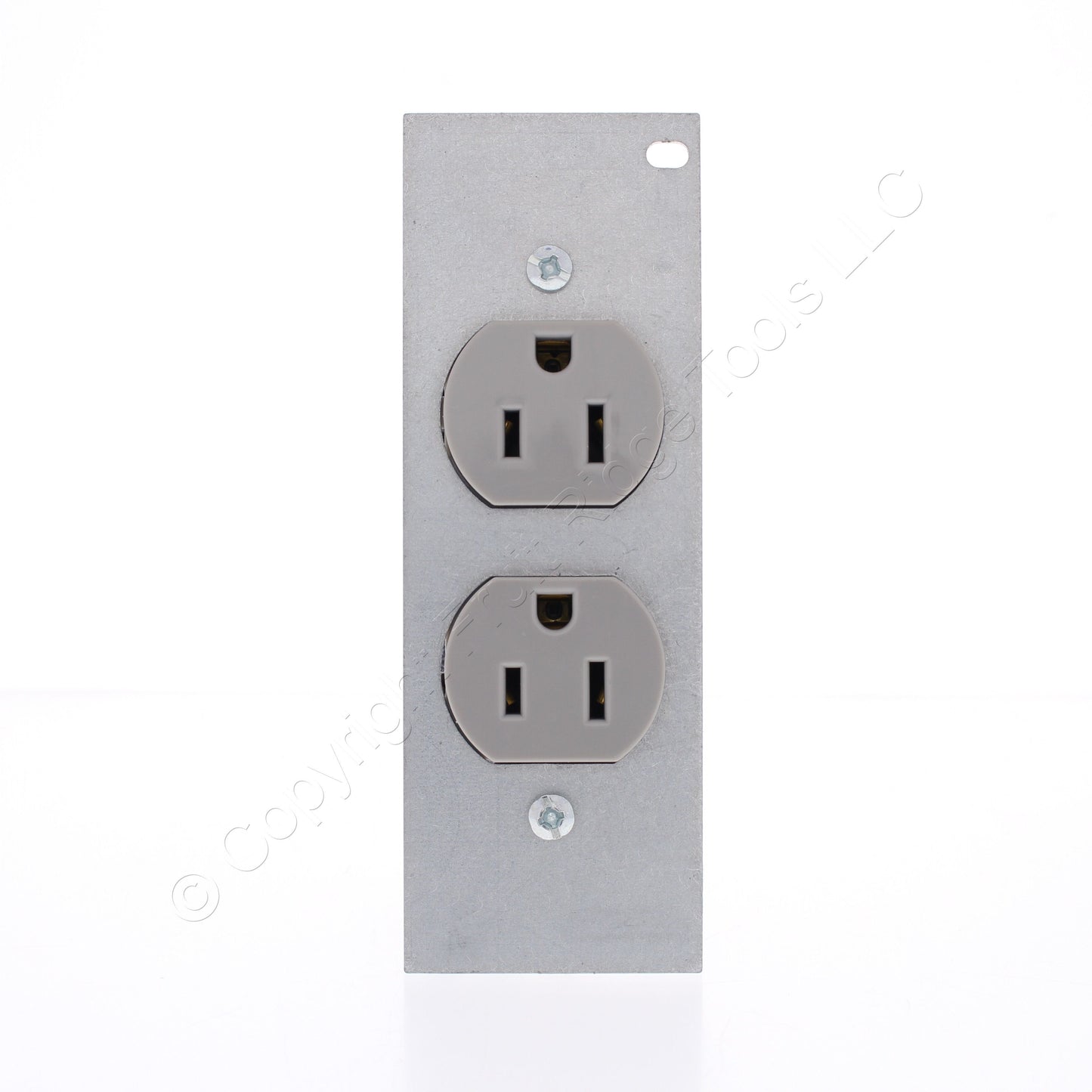 Hubbell PWFB10MPCR15GRY Gray 15A SystemOne Duplex Receptacle 5-15R 2P3W 125V