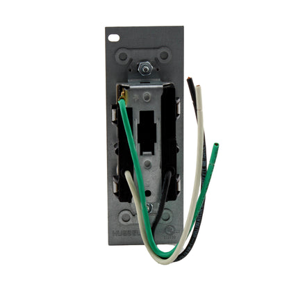 Hubbell SystemOne Gray Tamper Resistant Duplex Receptacle 15A PWFB10MPCR15GRY