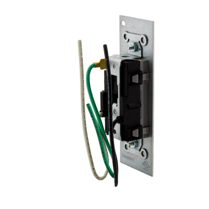 Hubbell SystemOne Gray Tamper Resistant Duplex Receptacle 15A PWFB10MPCR15GRY