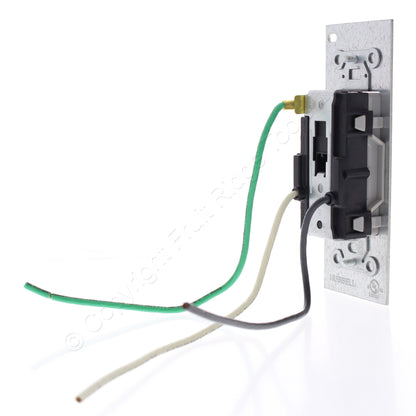 Hubbell SystemOne Gray Tamper Resistant Decorator Receptacle 15A PWFB10MPCR15GRY