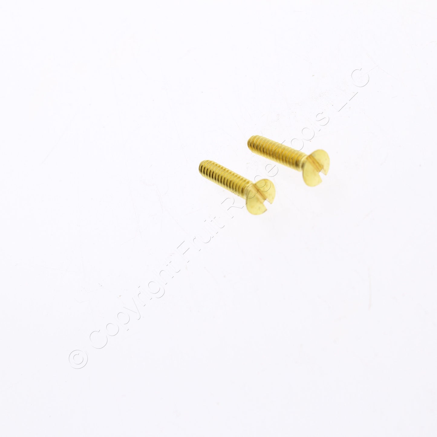 100 Hubbell Brass 5/8 Inch Wallplate Cover Screws 6-32 Oval Hd Slot RA58BRPK100