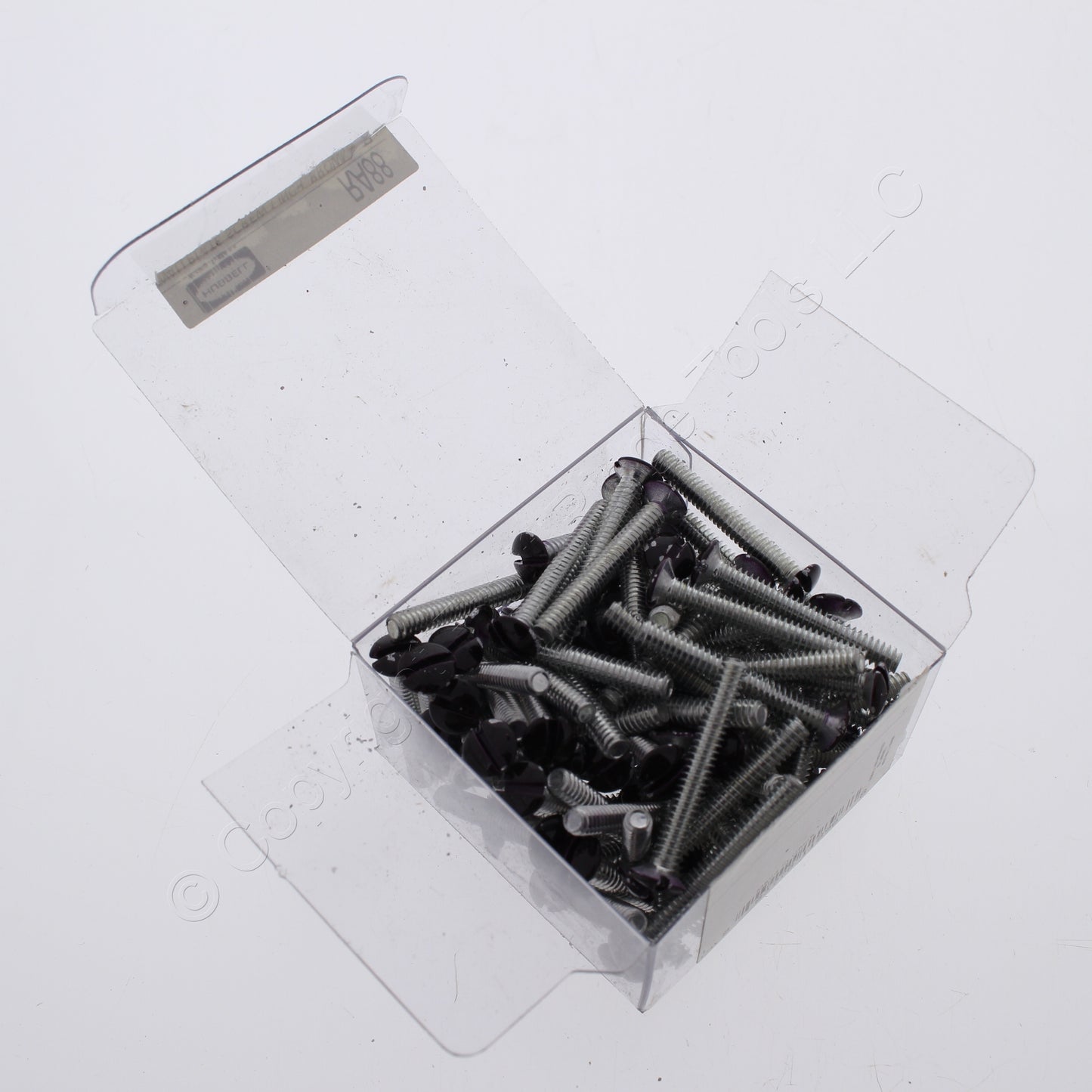 100 Hubbell Brown 1" Wallplate Cover Screws 6-32 Oval Head Straight Slot RA88
