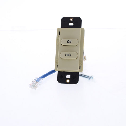 Hubbell RCSNFI RJ45 Ivory Load Logic Room Controller Switch On/Off UTP