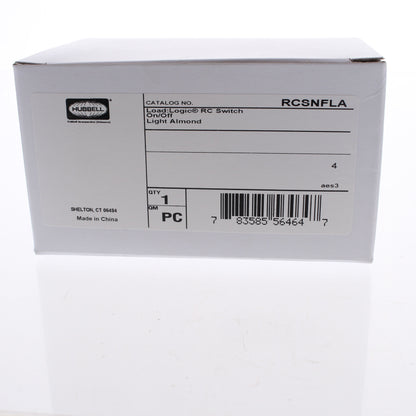 Hubbell RCSNFLA RJ45 Lt Almond Load Logic Room Controller Switch On/Off UTP