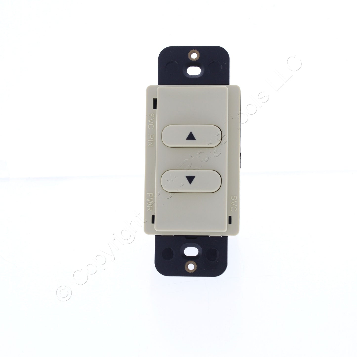 Hubbell RCSRLI RJ45 Ivory Load Logic Room Controller Switch RAISE/LOWER UTP