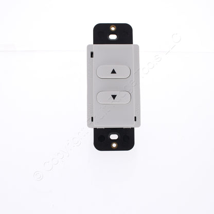 Hubbell RCSRLW RJ45 White Load Logic Room Controller Switch RAISE/LOWER UTP