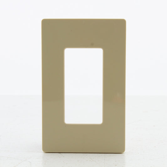 Hubbell RCW1I Ivory 1-Gang Decorator Unbreakable Nylon Standard Wallplate Cover