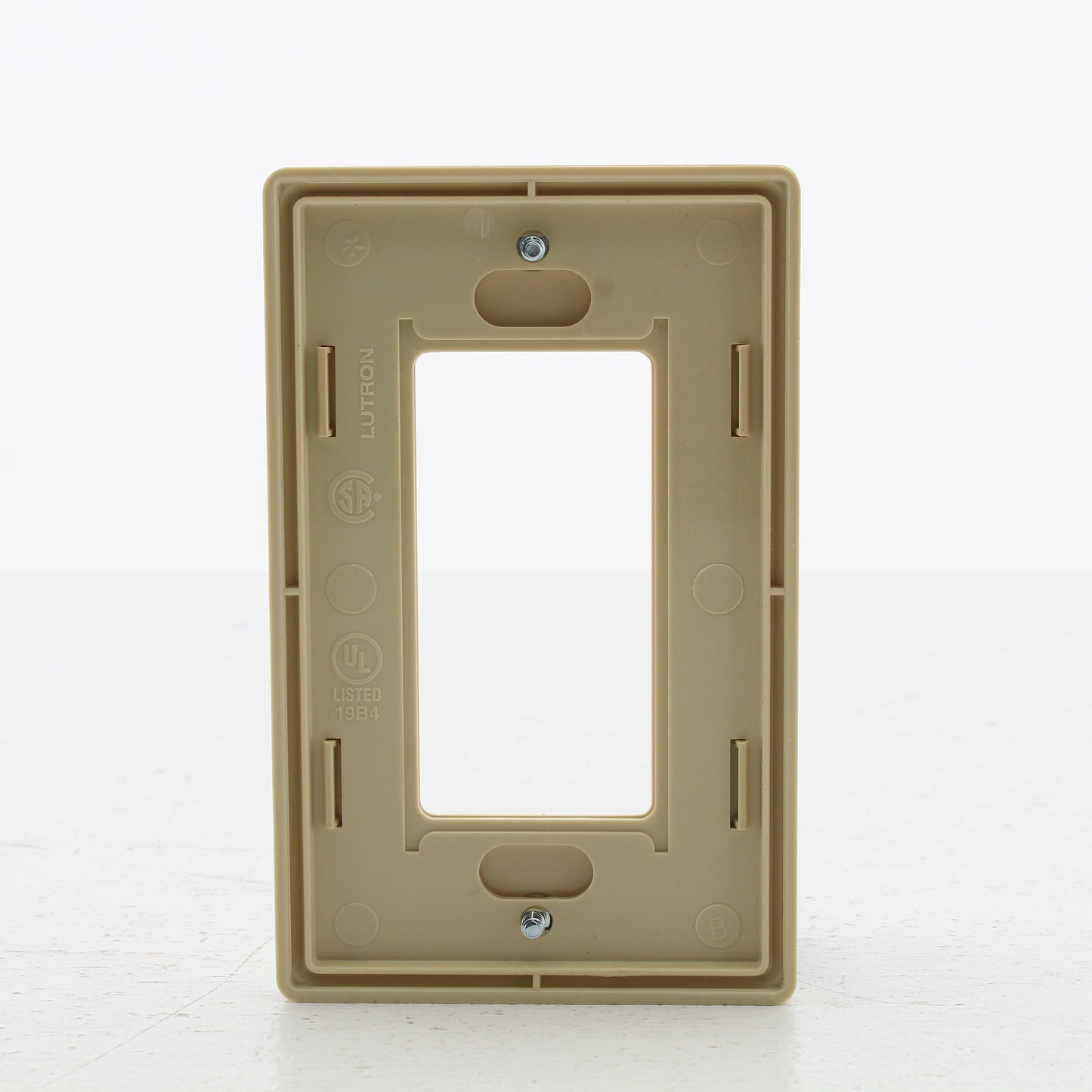 Hubbell RCW1I Ivory 1-Gang Decorator Unbreakable Nylon Standard Wallplate Cover