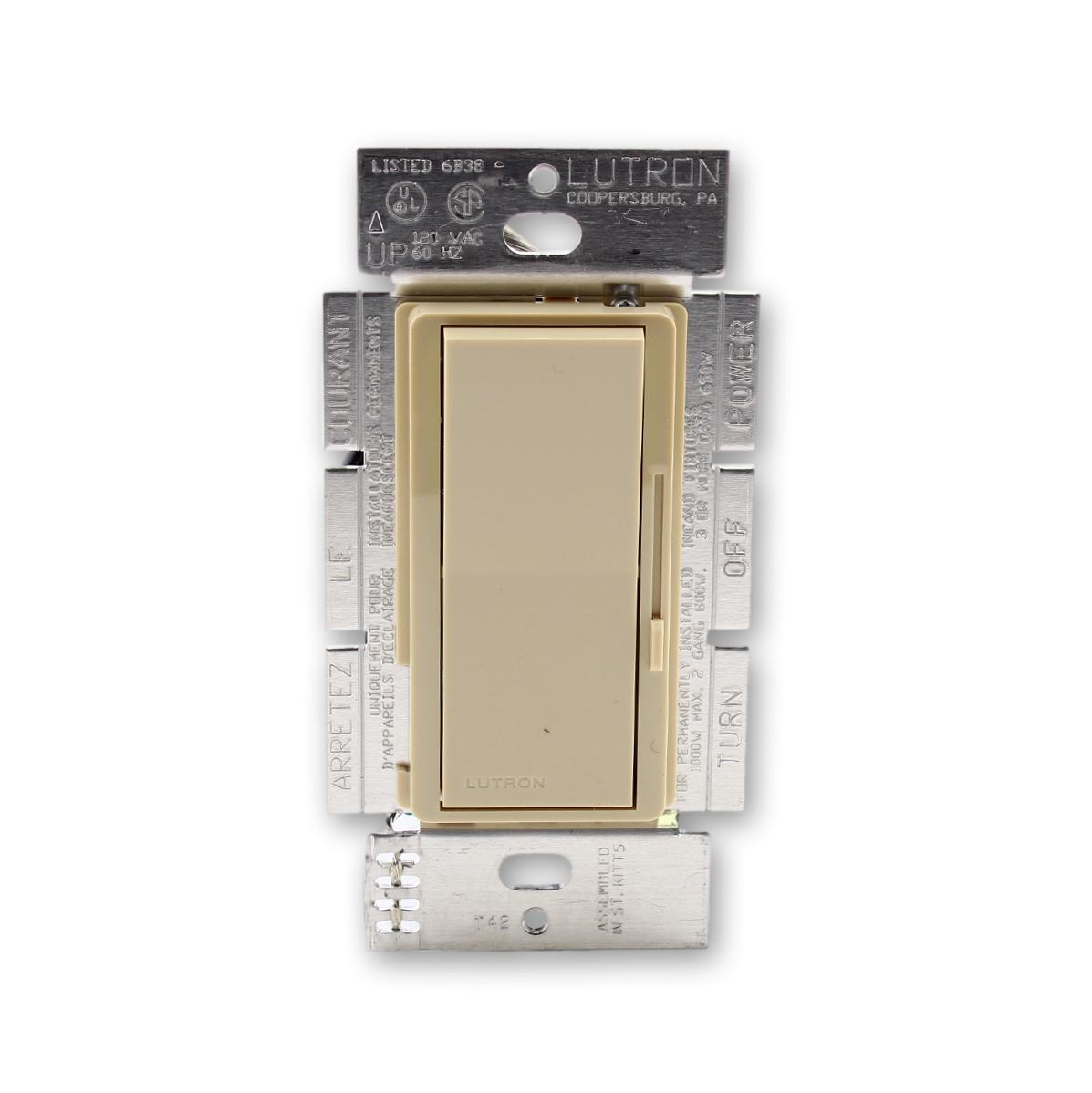 Hubbell RDV10PI Ivory Illuminated Preset Light Dimmer Switch 1-Pole 1000W