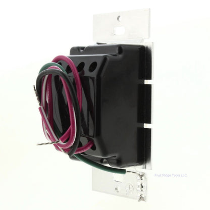 Hubbell RDVCL153PLA Lt Almond CFL/LED Decorator Rocker Light Dimmer Switch 3-Way