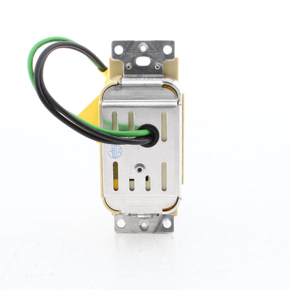 Hubbell RMS120ILI Ivory PIR Vacancy Sensor Wall Switch w/Dimming & Nightlight