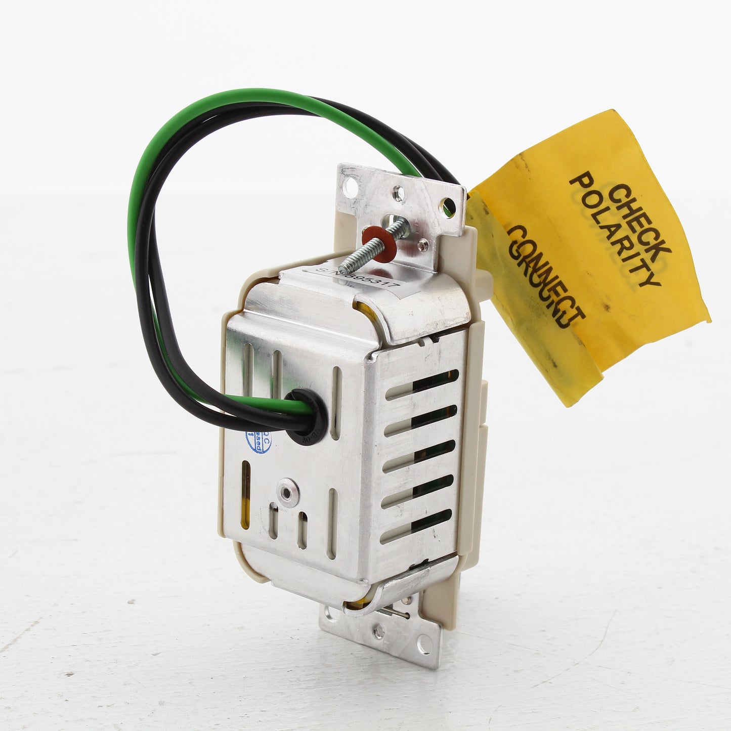 Hubbell RMS120ILLA Lt Almond PIR Vacancy Sensor Switch w/Dimming & Nightlight