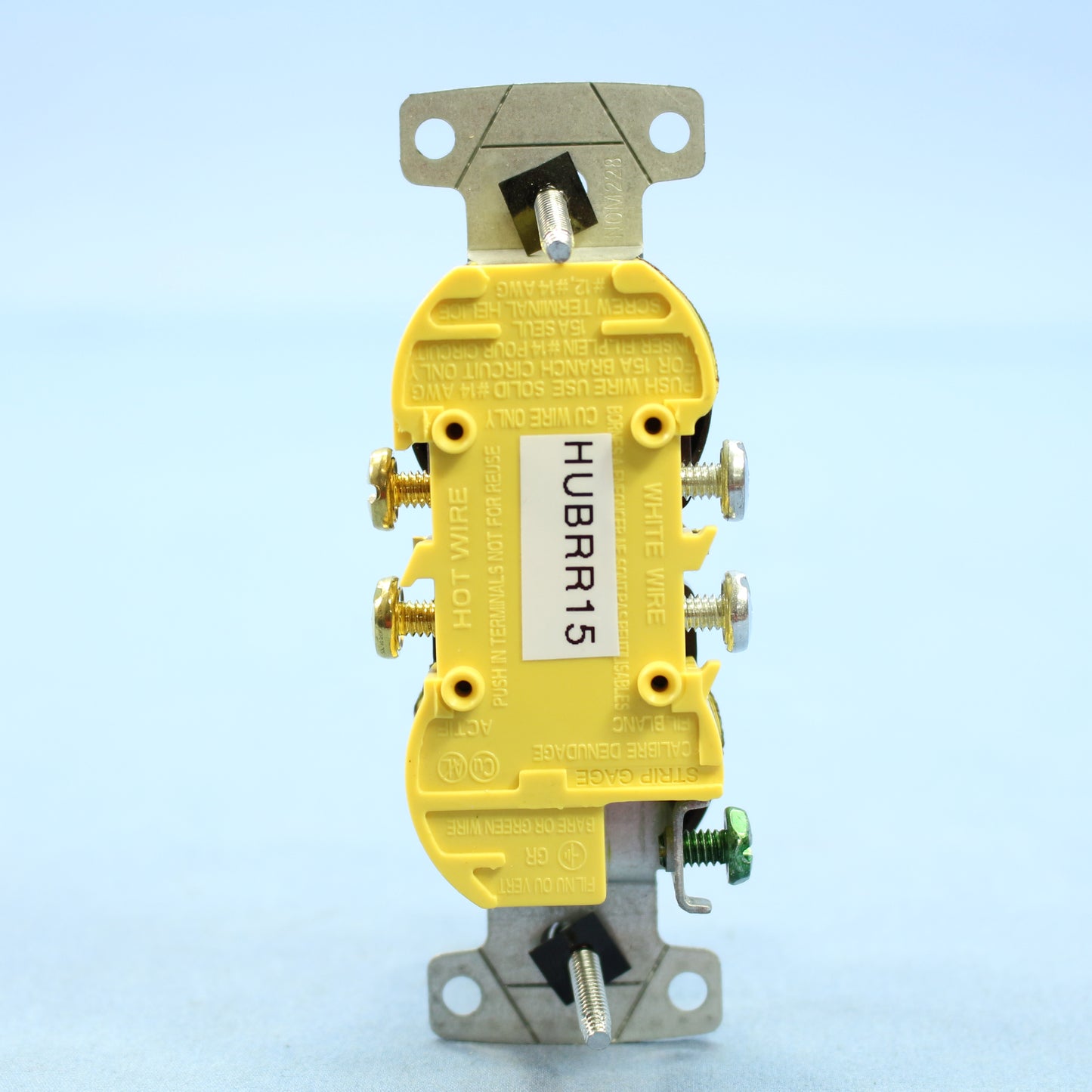Hubbell Brown Residential Duplex Receptacle Outlet Nema 5-15R 15A 125V Bulk RR15