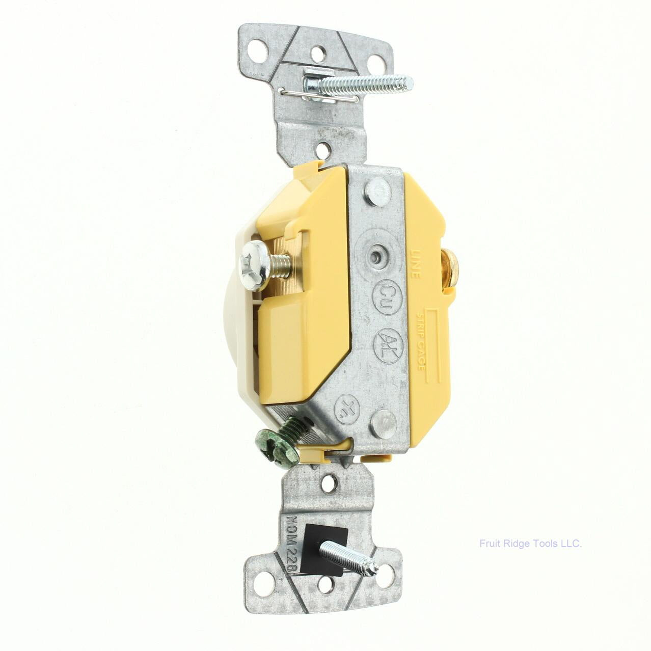 Hubbell Lt Almond Residential Single Outlet Receptacle 5-15R 15A 125V RR151LA
