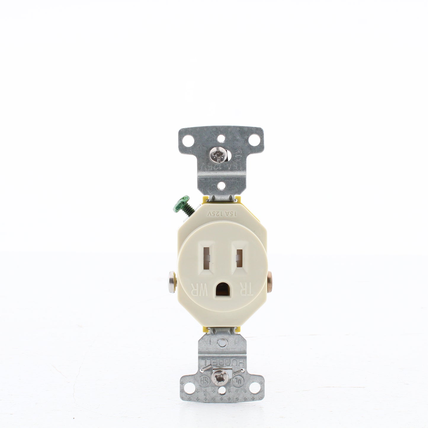 Hubbell RR151LAWRTR Light Almond 15A Receptacle Outlet Tamper Weather Resistant