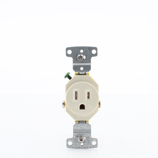 Hubbell RR151LAWRTR Light Almond 15A Receptacle Outlet Tamper Weather Resistant