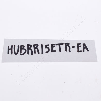 Hubbell Brown Tamper Resistant Duplex Receptacle 15A 125V Push Terminal RR15ETR