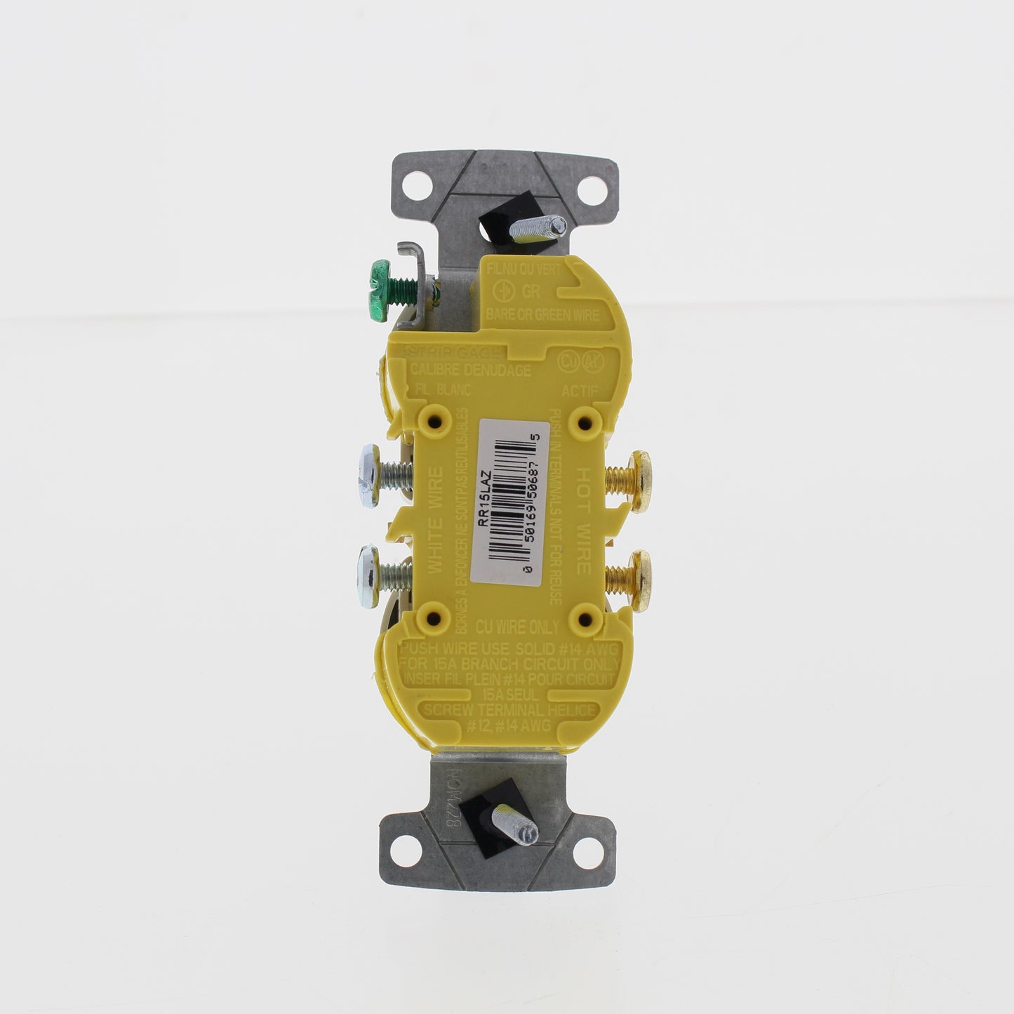 10 Hubbell Lt Almond Residential Duplex Receptacle Outlets 5-15R 15A 125V RR15LA