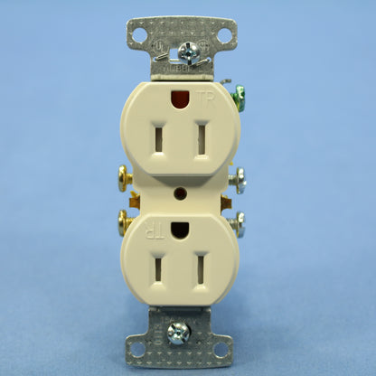10 Hubbell Light Almond Tamper Resistant Duplex Receptacles 5-15R 15A RR15SLATR