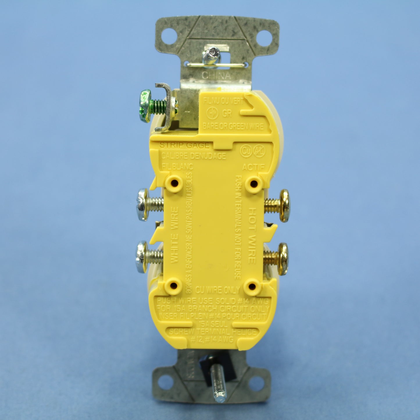 10 Hubbell Light Almond Tamper Resistant Duplex Receptacles 5-15R 15A RR15SLATR