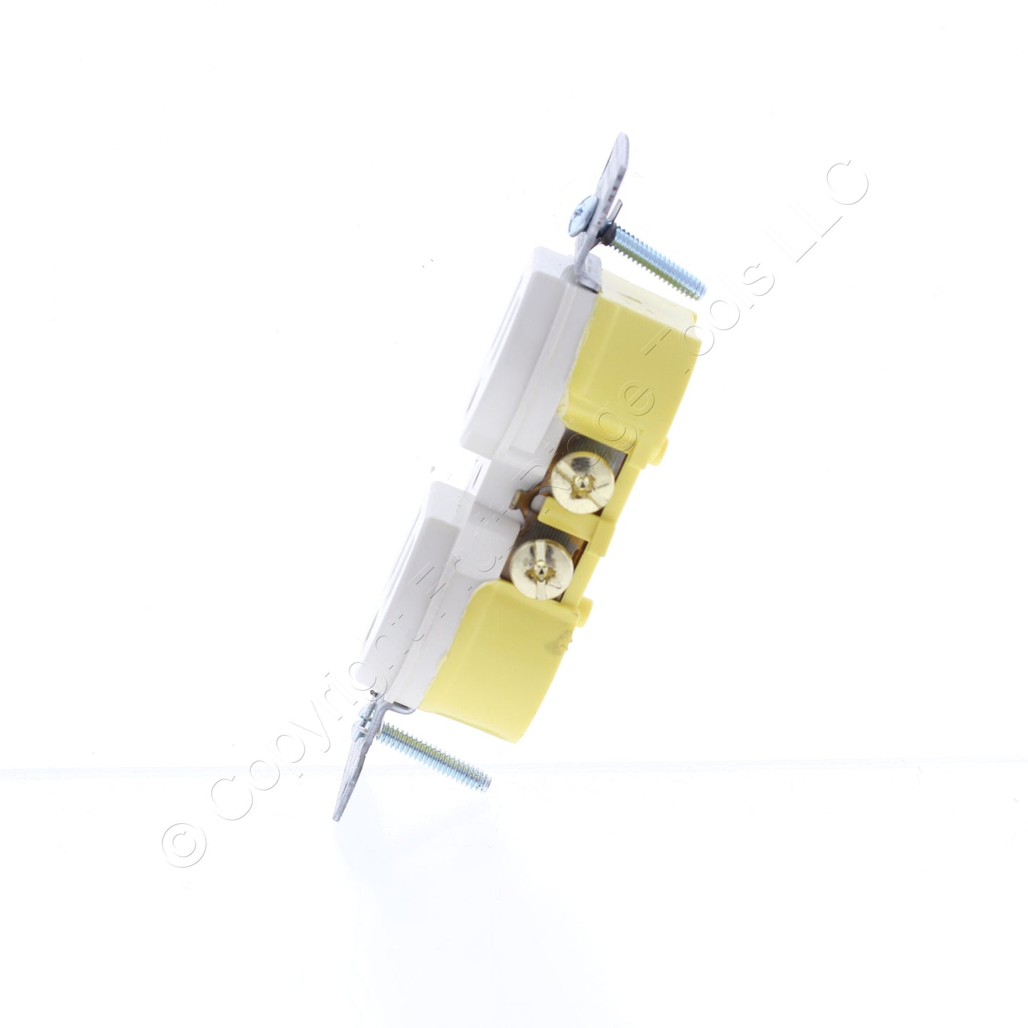 Hubbell RR15SLATR Light Almond Residential TR Duplex 5-15R 15A Bulk Receptacle