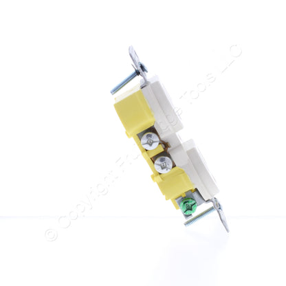 Hubbell RR15SLATR Light Almond Residential TR Duplex 5-15R 15A Bulk Receptacle