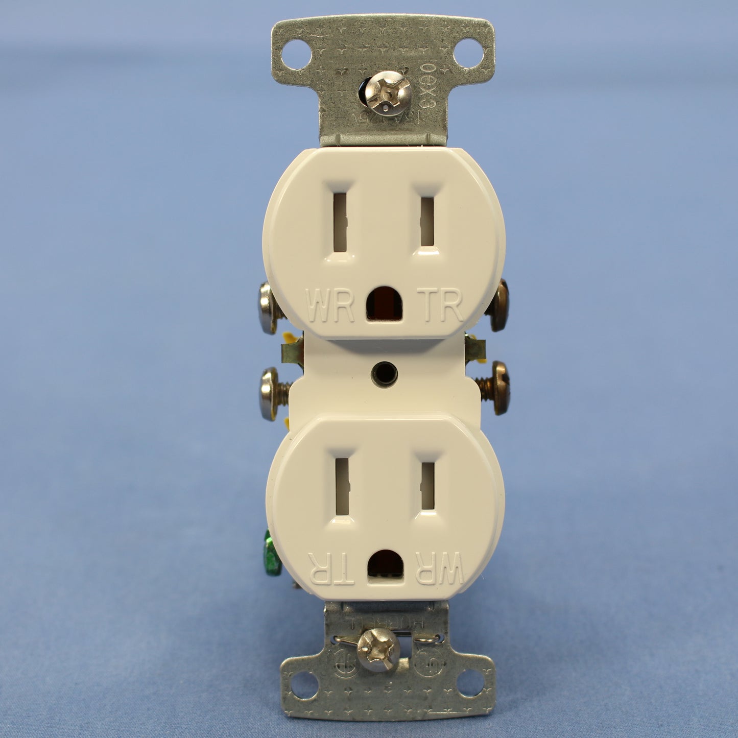 Hubbell White Tamper/Weather Resistant Duplex Receptacle 5-15R 15A RR15SWWRTR