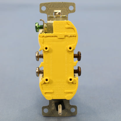 Hubbell White Tamper/Weather Resistant Duplex Receptacle 5-15R 15A RR15SWWRTR