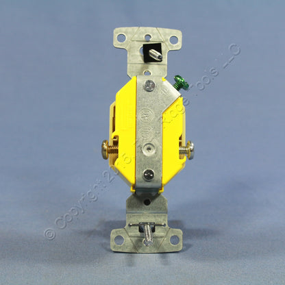 Hubbell Ivory  Residential Grade Single Outlet Receptacle 5-20R 20A 125V RR201I