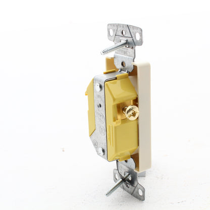 Hubbell RRD155LA Light Almond 15A Decorator Single Outlet Receptacle 250V 6-15R