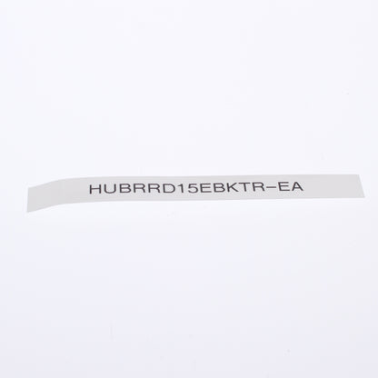 Hubbell RRD15EBKTR Black 15A Tamper Resistant Decorator Receptacle Outlet 5-15R