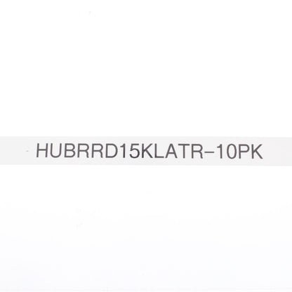 Hubbell RRD15KLATR Lt Almond Residential 5-15R 15A TR Decorator Outlets No Ears