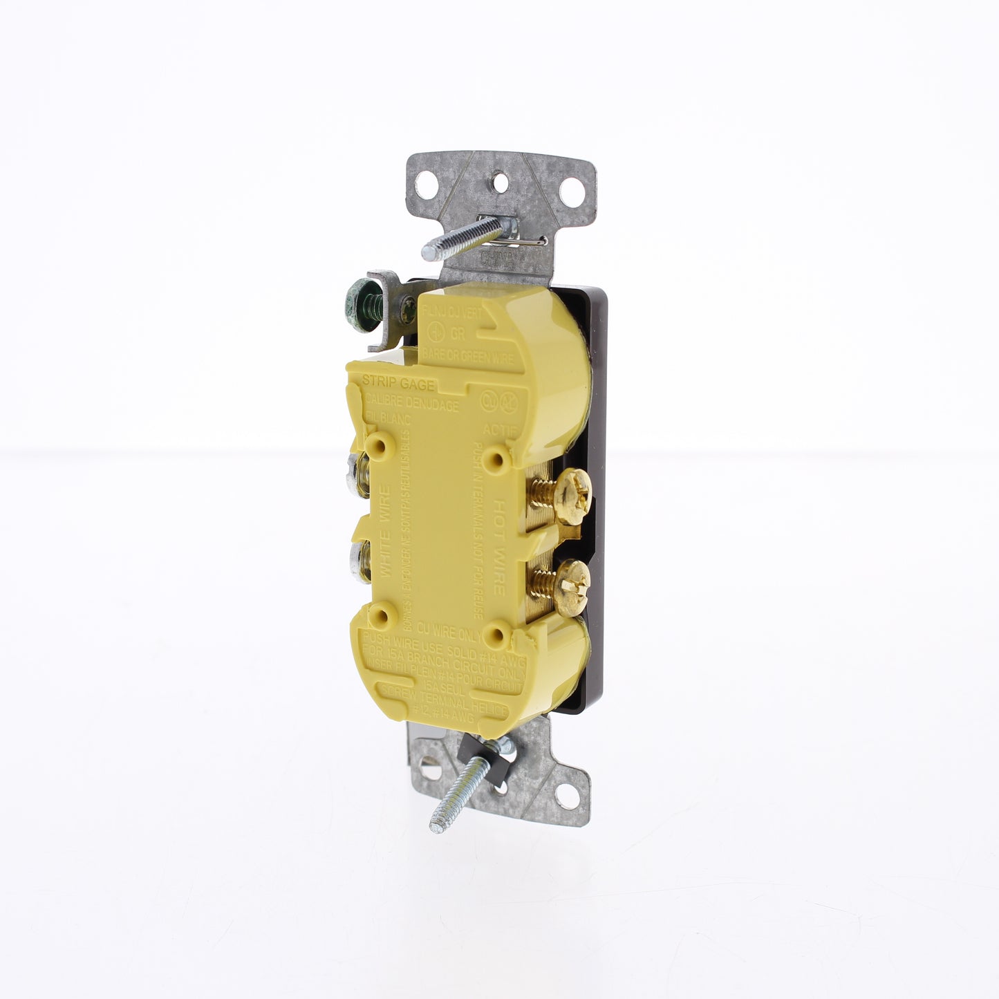 Hubbell Brown Decorator Duplex Receptacle Outlet Nema 5-15R 15A 125V Bulk RRD15S