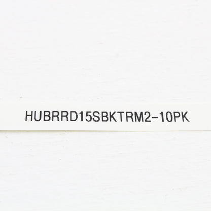 10 Hubbell Black Tamper Resistant Decorator Receptacles 15A Earless RRD15SBKTRM2