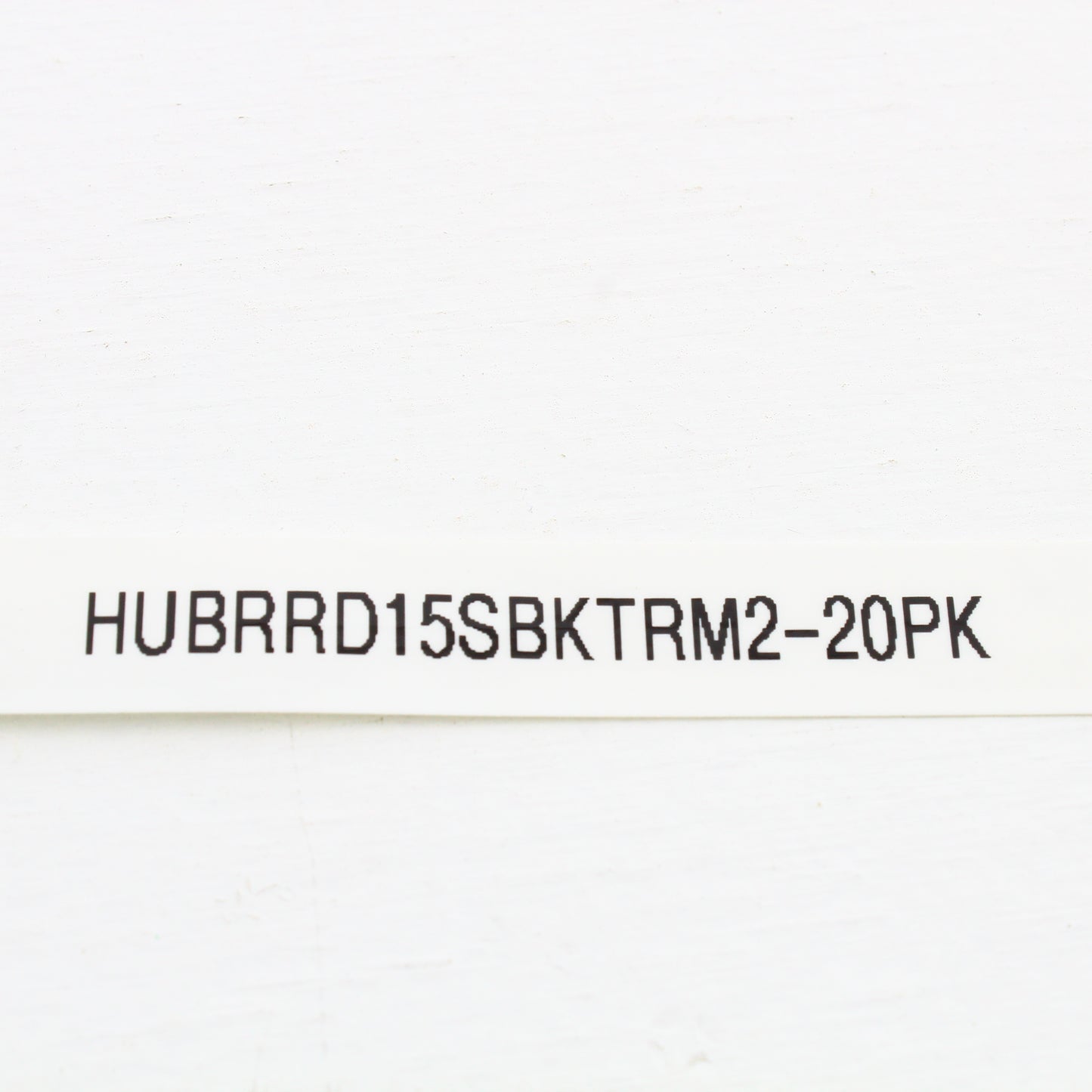 20 Hubbell Black Tamper Resistant Decorator Receptacles 15A Earless RRD15SBKTRM2