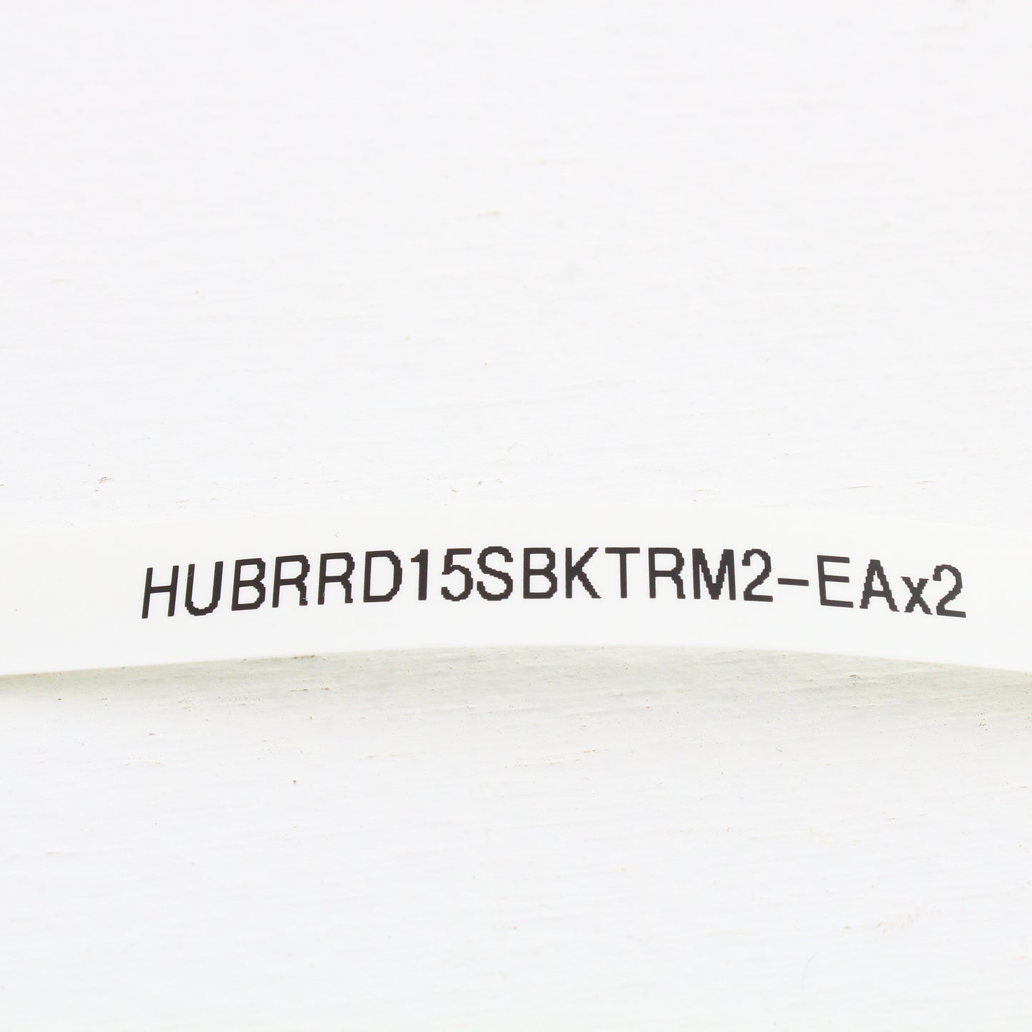 Hubbell RRD15SBKTRM2 Black Tamper Resistant 15A Decorator Receptacle Earless 2pk