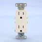 Hubbell RRD15SWTR White 15A Tamper Resistant Decorator Receptacle 125V Bulk