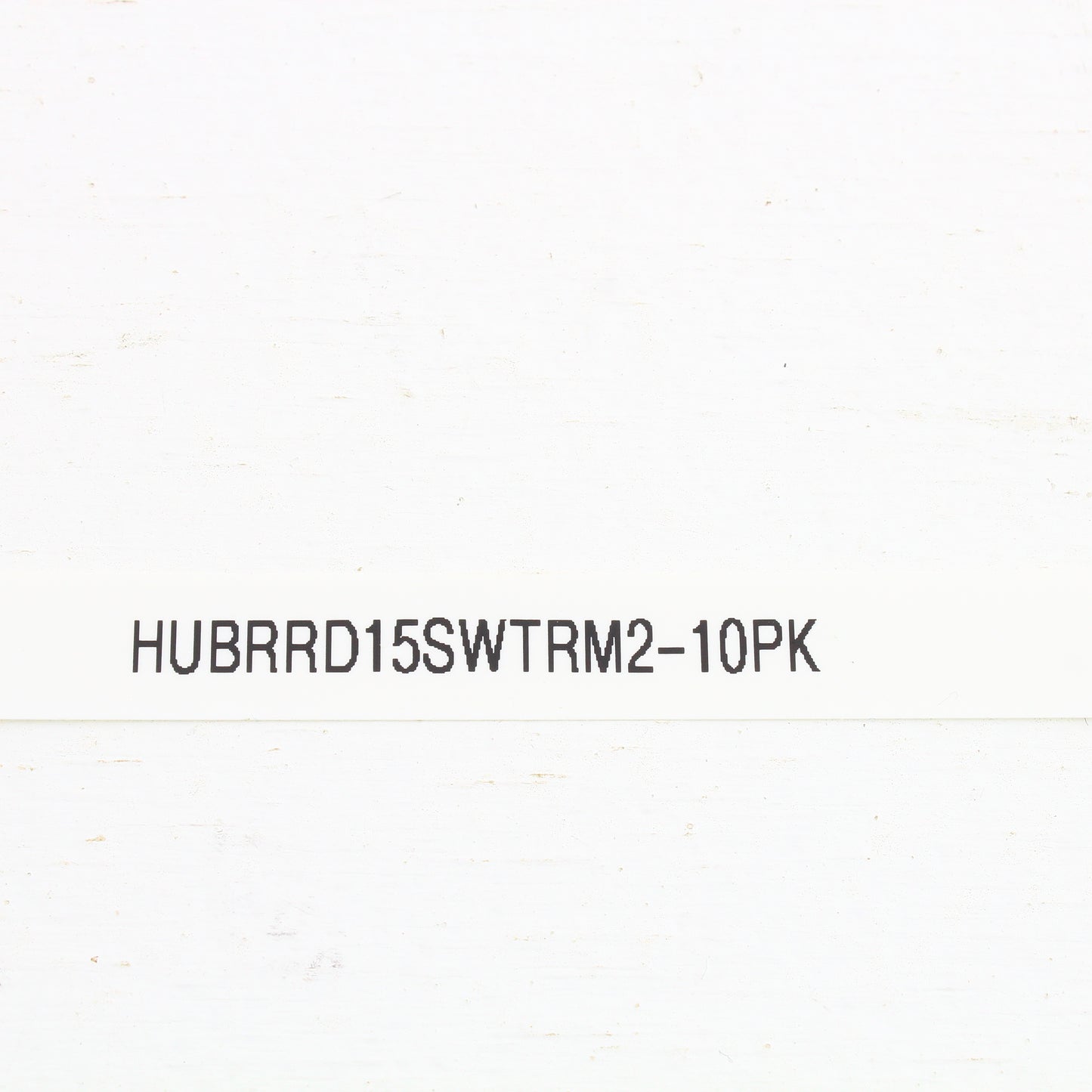 Hubbell White Earless Tamper Resistant Decorator Panel 15A Receptacles 10-pack
