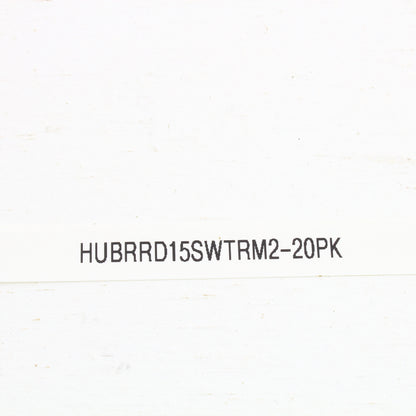 20 Hubbell White Tamper Resistant Decorator PANEL Receptacles 15A Earless