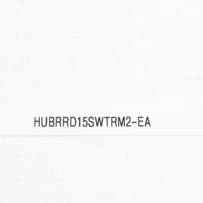 Hubbell White Tamper Resistant Decorator PANEL Receptacle 15A Earless