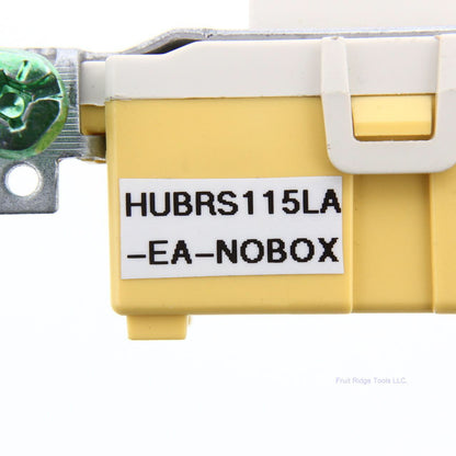 Hubbell RESIDENTIAL Lt Almond Single Pole Toggle Light Switch 15A Bulk RS115LA