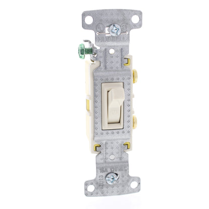 10 Hubbell Residential Lt Almond Single Pole Toggle Light Switches 15A RS115SLA