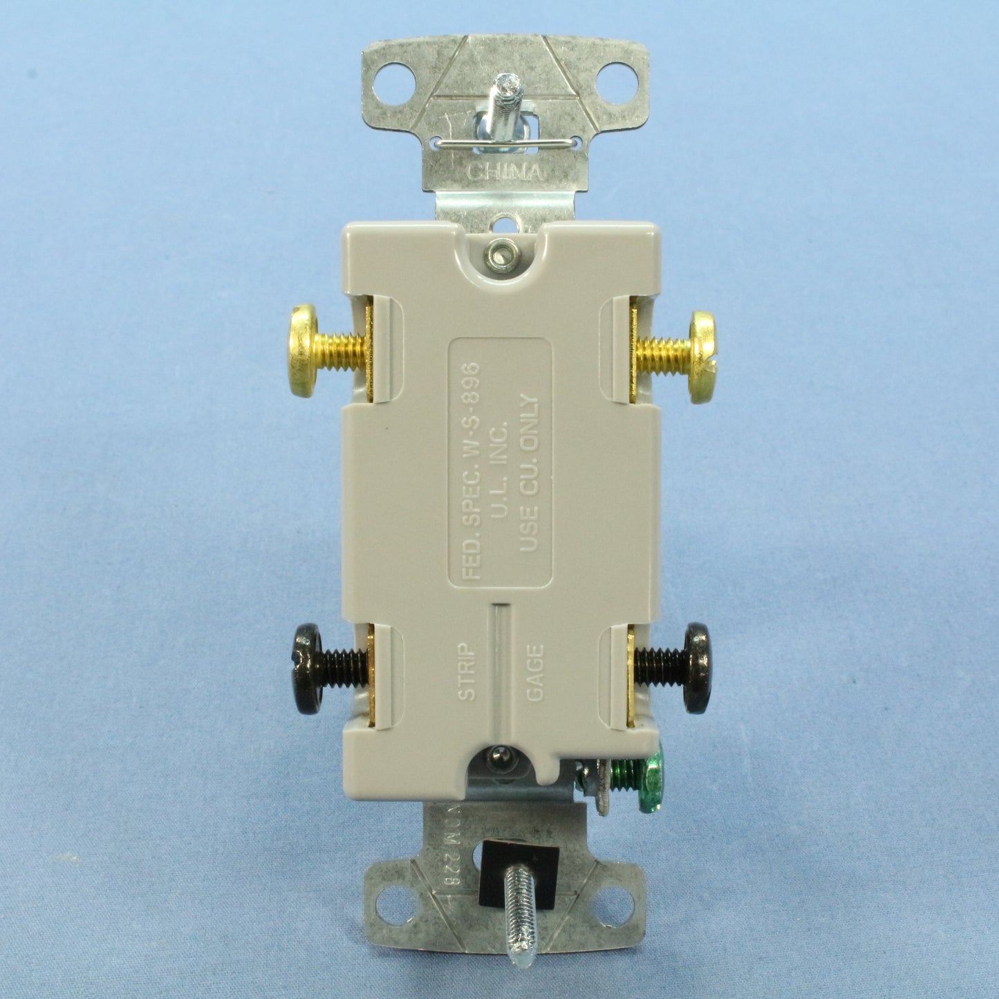 Hubbell RS415LA Lt Almond 4-Way Framed Toggle Wall Light Switch Residential 15A