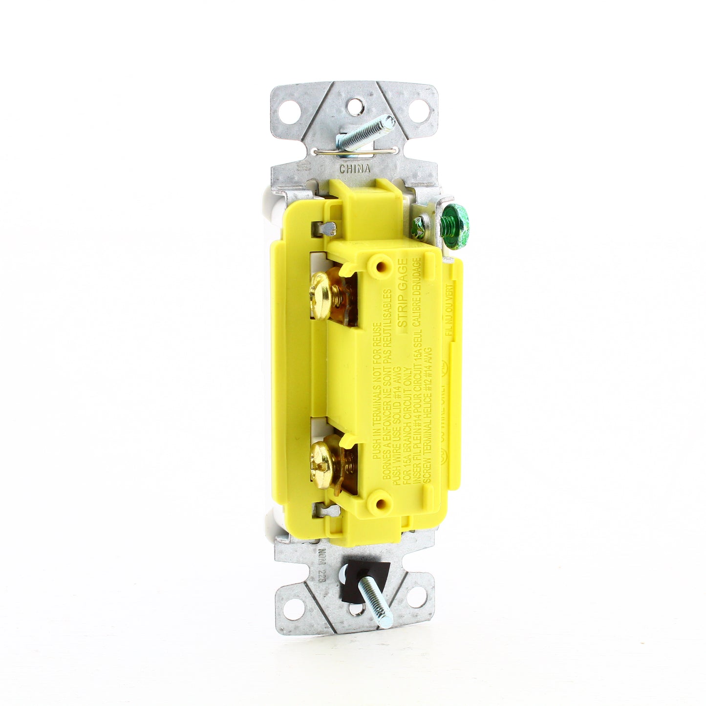 Hubbell RSD115DW White Decorator Disposal 15A Switch Rocker Single Pole