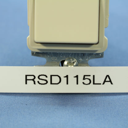 Hubbell Lt Almond Decorator Rocker Single Pole Light Switch 15A Bulk RSD115LA