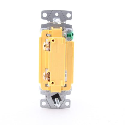 Hubbell RSD115W White 15A Decorator Rocker Single Pole ON/OFF Wall Light Switch