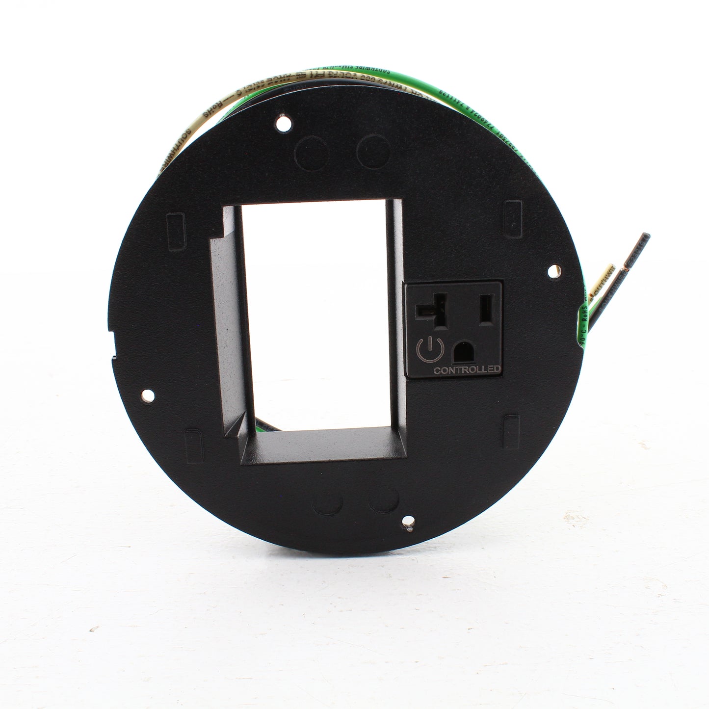 Hubbell Floor Box Sub-Plate 20A Controlled Switched Receptacle Istation S1SP3IMC